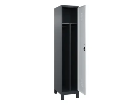 locker voor scheiding van kleding,HxBxD 1950x400x500mm,1vak