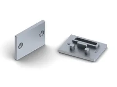 Aluminium Afsluitdop Voor Pmma Diffuser Voor Led-Profielen 'alu-Expoxy