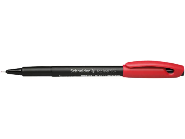 Fineliner Schneider Topliner 967 Rood 0.4mm
