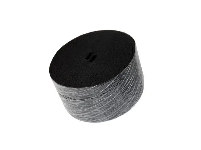 Schuurrol zwart 165mmx10m