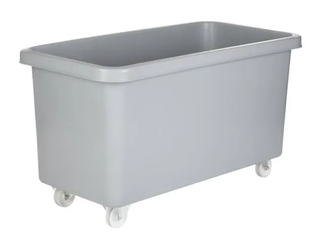 Mobiele Opslagbak Hoekig Pe Hxbxd 737x1308x699mm 450 Liter Grijs