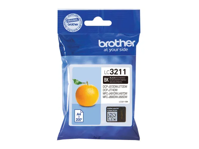 Inktcartridge Brother LC-3211 zwart