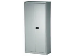 Garderobe-/-Ordnerkast Staalplaat 3 Puntsluiting Kledingstang Grijs