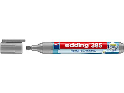 Edding 385 Flipchart effect marker Zilvergrijs