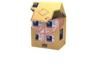Tork 477912 Soft Dinnerservet Advanced Perzik 39x39cm - 3