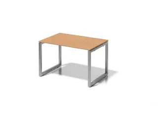 bureau,HxBxD 740x1200x800mm,blad beuken,sledeframe zilverkleurig - 1