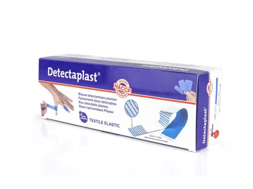 Detectaplast 8348AN Textielpleister Elastisch Blauw 180x20mm 50 Stuks