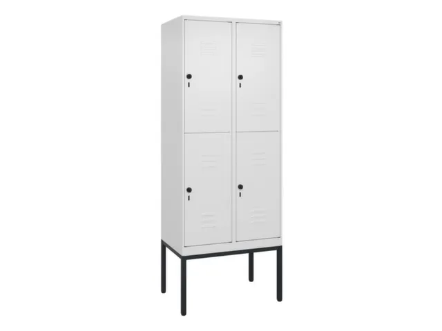 dubbeldekse locker,HxBxD 2120x800x500mm,2x2vak.,vak B 400mm