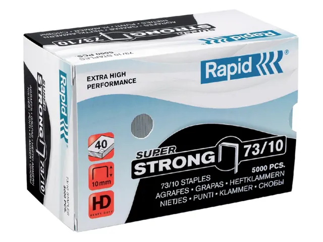 Nieten Rapid 73/10 gegalvaniseerd super strong 5000 stuks