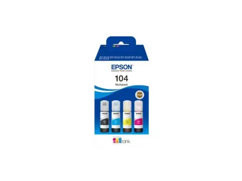 Epson inktfles 104 C13T00P640 EcoTank 4 kleuren Multipack