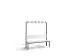 Banc Vestiaire L 1500Mm Lames En Pvc Patères Simple Face Ral7021