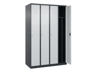 locker voor scheiding van kleding,HxBxD 1850x1200x500mm,4vak - 2