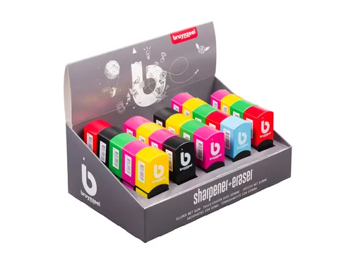 Puntenslijper-gum Bruynzeel Teens assorti