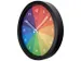 Horloge murale 36cm - Silencieux - Noir/Multicolore - Plastique - nXt