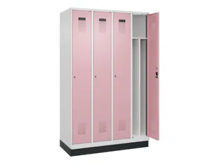 locker voor scheiding van kleding,HxBxD 1950x1200x500mm,4vak - 1