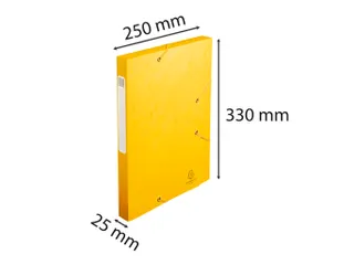 CARTOBOX glanskarton rug 25mm geel - 9