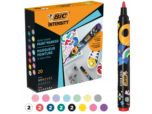 BIC Intensity paintmarker Classic set van 20 stuks