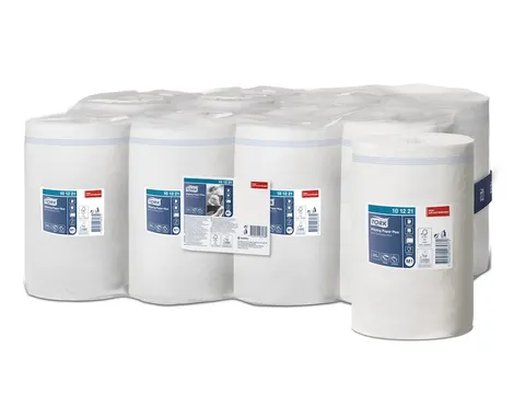 Poetsrol Tork M1 101221 2-laags 21.5x75m 11 Rollen Wit