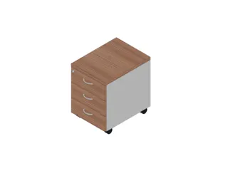 mobiel ladeblok,HxBxD 580x420x560mm,3lade(n),centr. vergrendeling - 1