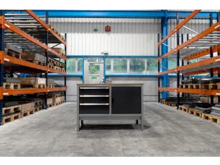 werkbank,HxBxD 870x1250x725mm,multiplexblad,draagverm. 1000kg,4voeten - 11