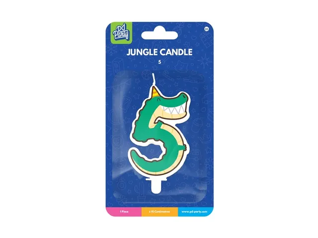 Jungle candle 5 Crocodile