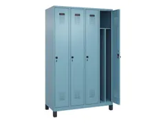 locker voor scheiding van kleding,HxBxD 1950x1200x500mm,4vak
