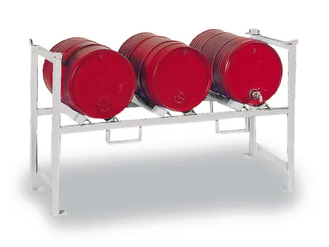 stapelframe,v. 3x60l vat,HxBxD 790x1390x650mm,1xvatensteun,verzinkt