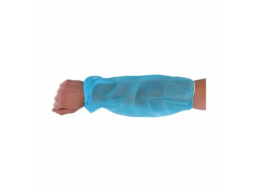 Pp Non Woven Mouwovertrek Blauw 30gr, 20x40cm 1000 Stuks