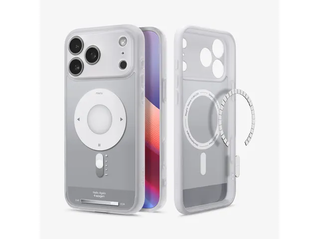 Ultra Hybrid MagFit iPhone 17 Pro Max Hoesje MagSafe Zilver