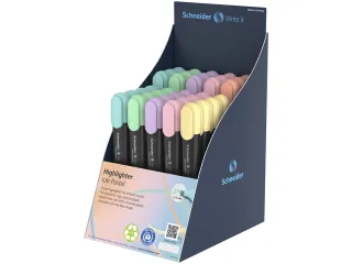 Markeerstift Schneider Job 150 pastel 85 stuks display Engels - 1