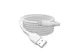USB siliconen oplaadkabel USB-A Lightning 2m USB 2.0 12W Wit