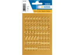 Etiket Herma 4184 12mm Getallen 0-9 Goudfolie 66 stuks