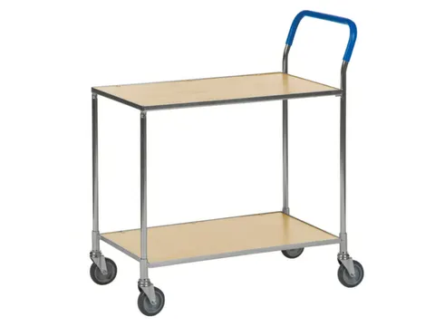 tafelwagen,draagverm. 150kg,2xstaalplaat,laadvl. LxB 760x430mm