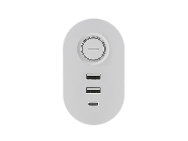 IOIO desktop stekkerdoos SL3000 3-voudig + 3x USB Wit