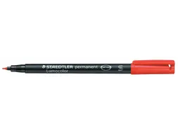 Viltstift Staedtler OHP Lumocolor 313 Rood Super fijn 0.4mm