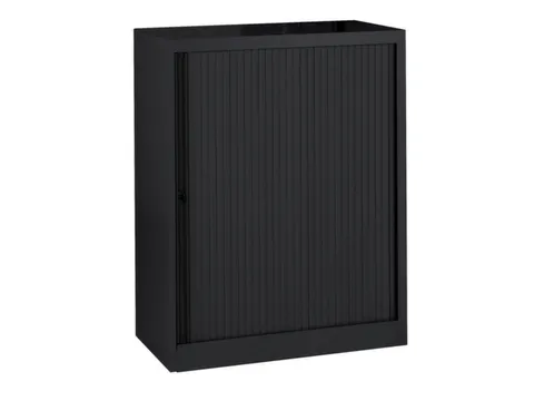 jaloeziedeurkast,HxBxD 1030x800x430mm,2,5 OH,romp zwart,front zwart