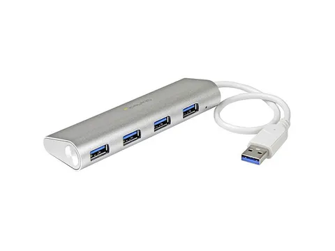 4 Poorts draagbare compacte USB 3.0 hub kabel