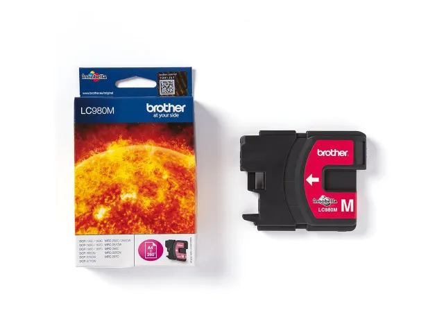 Inkcart Brother Lc-980 Rood