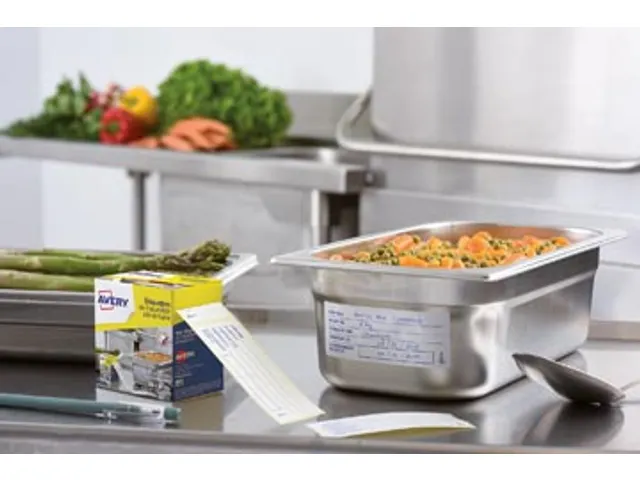 Avery etiketten voedselcodering Frans 98x40mm 300 etiketten op rol