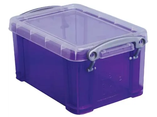 Opbergdoos 0,7 Liter Transparant Purper