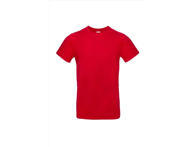 B&C E190 T-shirt, rood, maat 5XL, per stuk