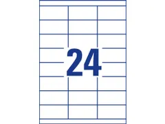 Rillprint Etiket 70x33.8mm 24 op een vel 1000 Vel