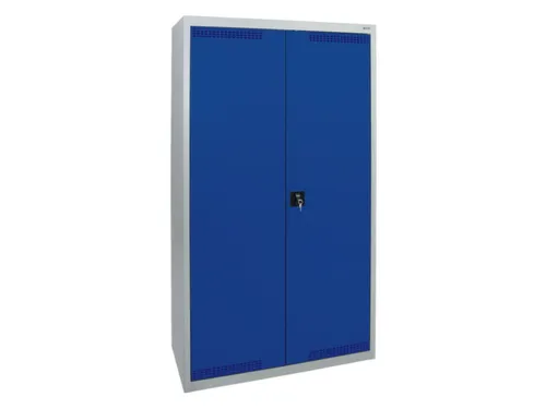 Garderobekast 1800x1000x500mm 2 Vakken Staal Romp Ral7035