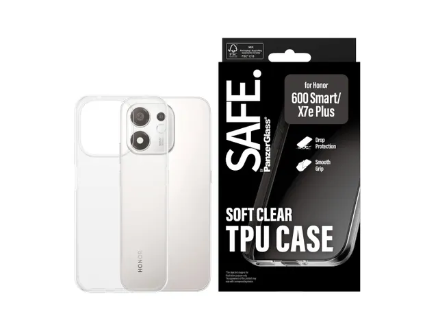 PanzerGlass SAFE. by TPU Case Transparent Honor 600 Smart | X7e Plu