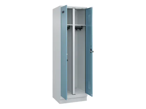 locker voor scheiding van kleding,HxBxD 1950x600x500mm,2vak