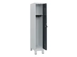 schoollocker,HxBxD 1630x300x500mm,1vak,vak B 300mm,draaigrendel,voeten