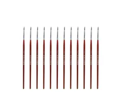 Penseel Kangaro Serie 120 rond Nr. 1 geitenhaar doos 12 stuks