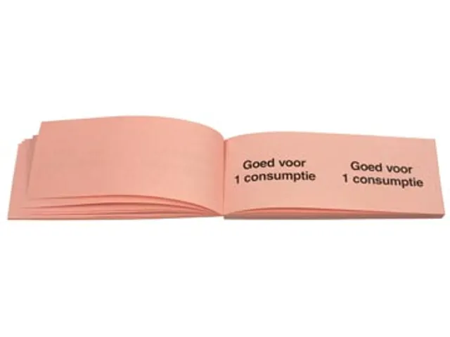 Consumptiebonnen 4 Kleuren