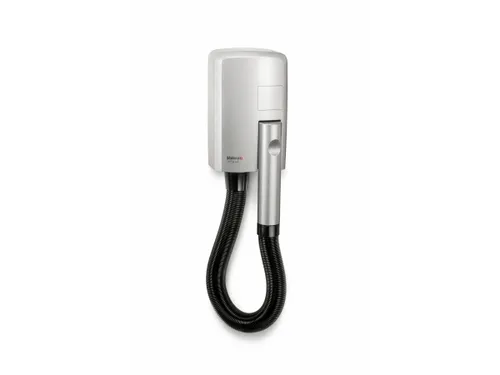 Wandhaardroger Rvs Look Met Slang, Hotello Silver