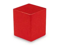 Inzetbak HxLxB 63x54x54mm Polystyreen Rood 50 stuks